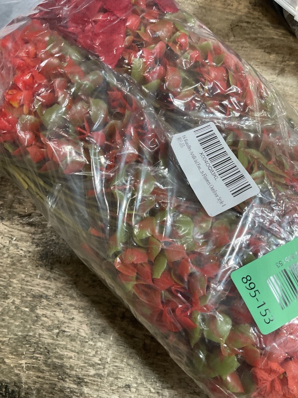 Photo 1 of 16 Bundles Artificial Mums for Outdoors Garden Home Decoration Fake Mums Decoration 4 Style UV Resistant Lifelike Faux Silk Daisy for Outside Home Planter Front Porch Patio No Fade Fall Decor