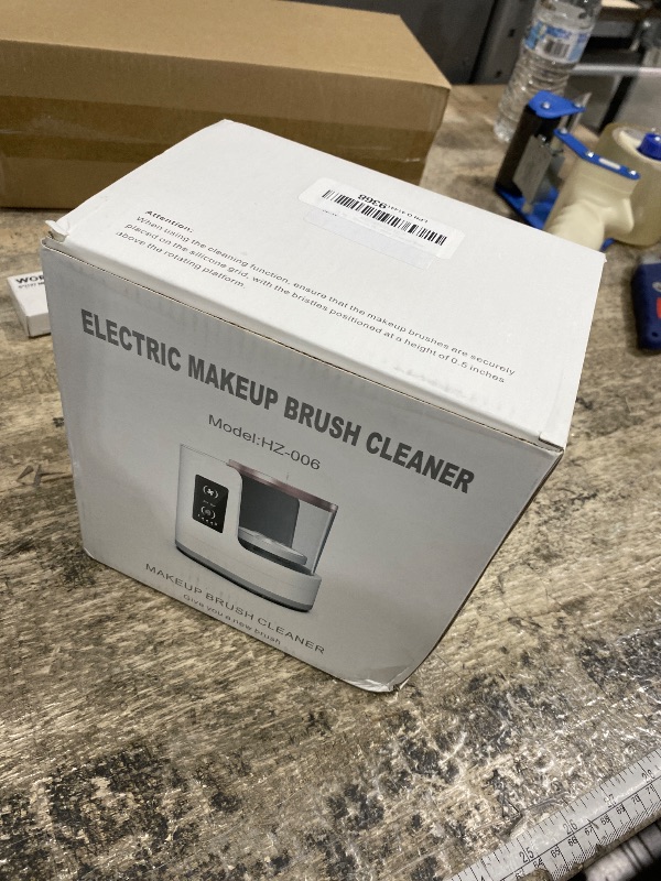 Photo 1 of ***MISSING LID*** 3 IN 1 Electric Makeup Brush Cleaner,Automatic Makeup Brush Cleaner with Makeup Brush Dryer,Portable USB Deep Cleaning for All Size Beauty Makeup Brush Set,Blush Brush,Sponges