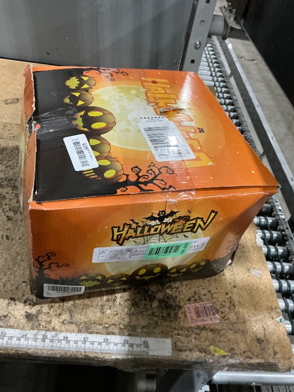 Photo 1 of 11FT Halloween Inflatable, Giant Halloween Inflatables Archway, Inflatables Blow Up Scary Pumpkin with Ghost and Cat for Lawn Garden Yard Holiday Party Decorations