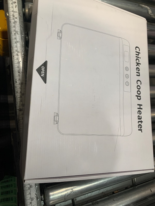 Photo 1 of TIMEBAL 2025 Smart Chicken Coop Heater with Adjustable Temperature Remote Control, 200 Watts Radiant Heat Flat Panel Heaters for Winter Heating,Adaptable to Timer and Temp Controllers,Black