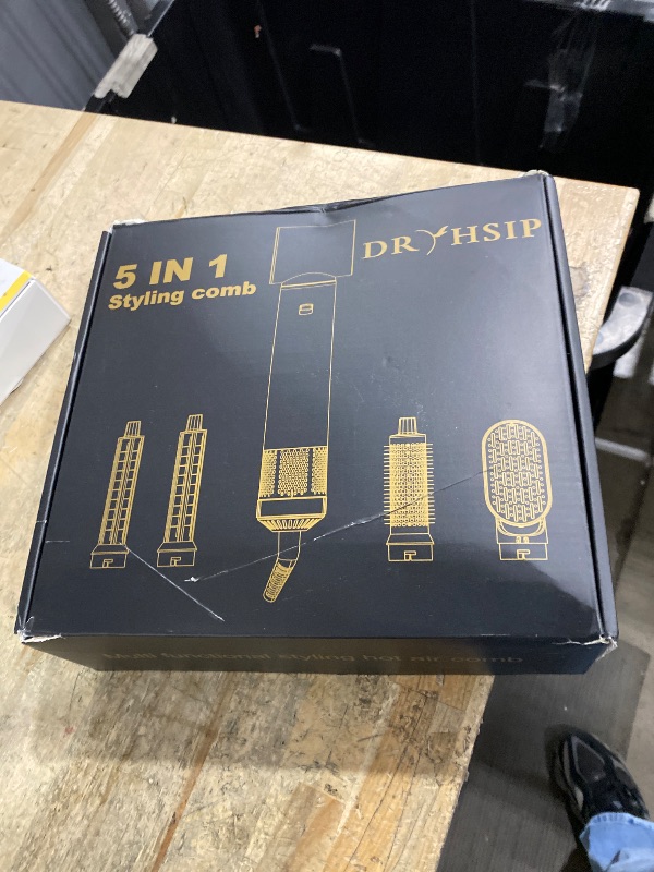 Photo 1 of ***(USED/ UNKNOWN IF MISSING PARTS/ UNABLE TO TEST ITEM)***AVENHO 5-in-1 Hair Dryer Brush with Hot Air Curling & Negative Ion Technology - Versatile Styler for Drying, Curling, Straightening, and Volume Boosting, Holiday Gift for Women