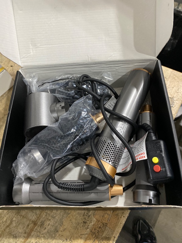Photo 1 of ***(USED/ UNKNOWN IF MISSING PARTS/ UNABLE TO TEST ITEM)***AVENHO 5-in-1 Hair Dryer Brush with Hot Air Curling & Negative Ion Technology - Versatile Styler for Drying, Curling, Straightening, and Volume Boosting, Holiday Gift for Women