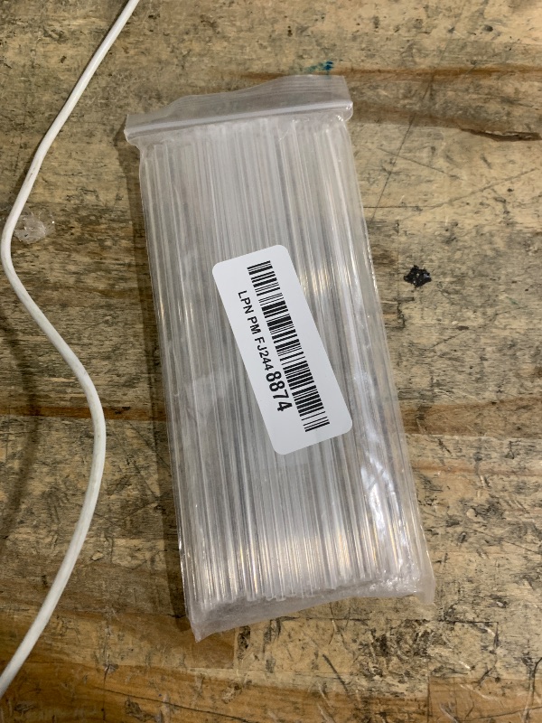 Photo 1 of 100 PCS 6-Inch Acrylic Lollipop Sticks, Catcan Clear Cake Topper Cake Pop Sticks for Cupcake Toppers, Candy, Dessert