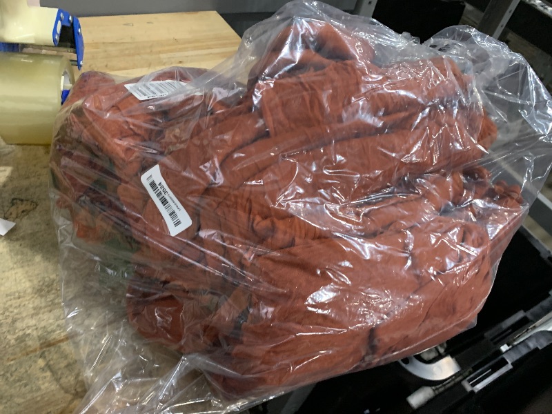 Photo 1 of 12 Pack 10Ft Cheesecloth Boho Gauze Table Runner - 35x120 Inch Rustic Cheese Cloth Long Romantic Table Runner for Wedding Bridal Shower Birthday Party Decor (Terracotta)