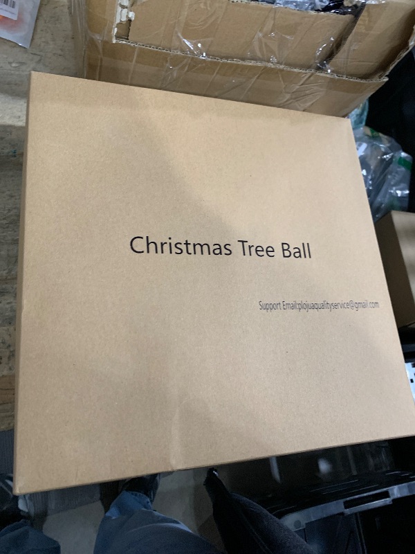 Photo 1 of 16 Pcs Velvet Christmas Tree Ornament Set - 3.15-Inch Flocked Shatterproof Christmas Balls, Bulk Hanging Xmas Baubles for Holiday Parties, Weddings & Home Decoration?Burgundy Red?