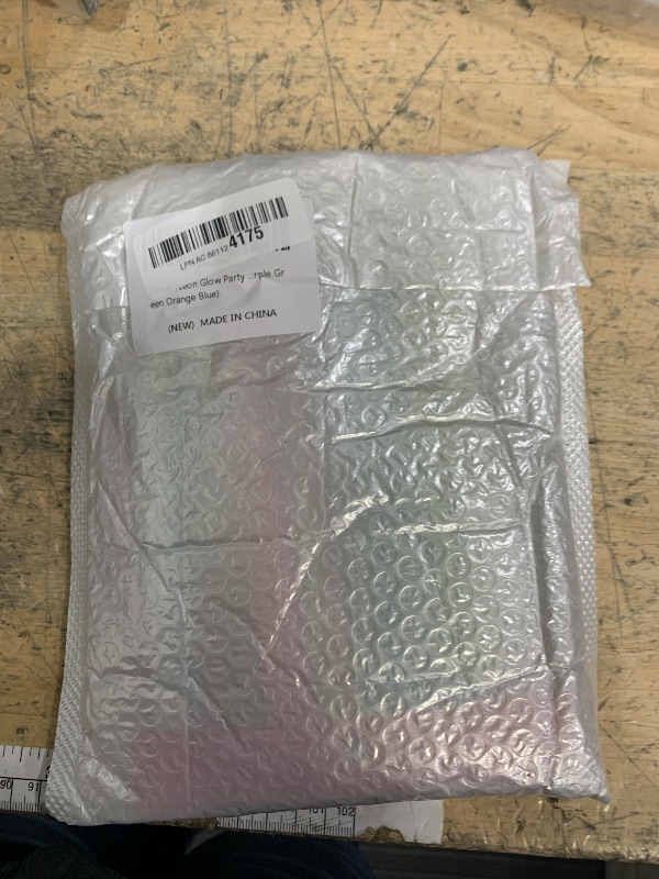 Photo 1 of 2 Pack Neon Glow Party Decor, 3.3 x 6.6 ft Fluorescent Tinsel Foil Fringe Curtains, Brighten Up Your Photo Booth Space Glow in The Dark Party Supplies (Macaron Yellow Purple Green Orange Blue)