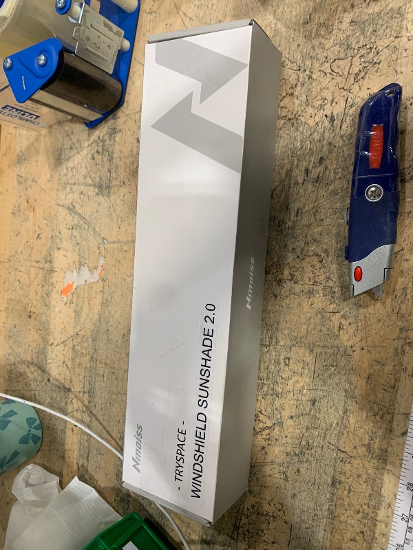 Photo 1 of [2025 Upgraded] Nmoiss Windshield Sun Shade Umbrella [Ice Rib High Speed ??Cooling] 99% UV Blocking Protects Car from Sun and Heat Damage, Keeps Cool and Protects Interior Large (61" L x 35" W)