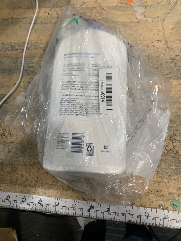 Photo 1 of **BROKEN TOP**Lubriderm Value-Size Daily Moisture Lotion + Pro-Ceramide with Shea Butter & Glycerin Moisturizes Dry Skin, Hydrating Face, Hand & Body Lotion is Lightly Scented & Non-Greasy, 32 fl. oz