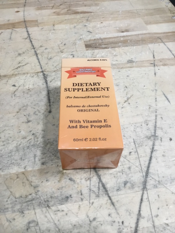 Photo 1 of *3/6/2028* balsamo de chostakovsky Original Liquid - with Vitamin E and Bee Propolis Enhances Oral Health