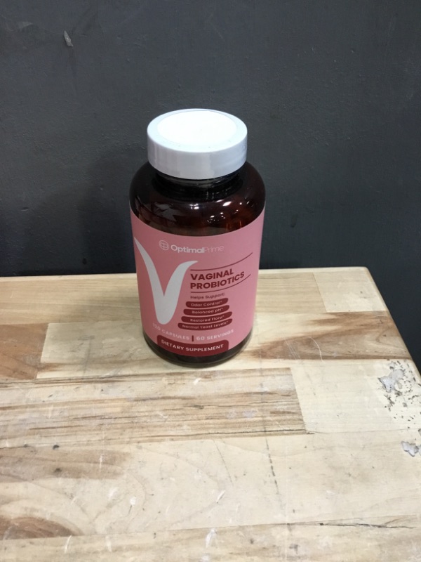 Photo 1 of *02/2026* Optimal Prime Vaginal Probiotics for Women with Prebiotics, Cranberry Extract, and Lactobacillus Probiotic Blend, Supports Healthy Vaginal Flora, Odor Control, pH Balance, 2 Month Supply, 120 Capsules