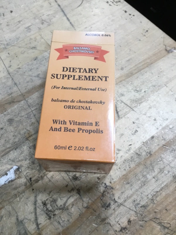 Photo 1 of *2/6/2028* balsamo de chostakovsky Original Liquid - with Vitamin E and Bee Propolis Enhances Oral Health