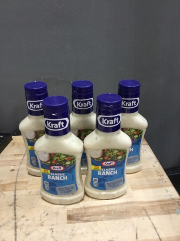 Photo 1 of *5 PACK* Kraft Ranch Dressing, 8 oz Bottle (Pack of 5)