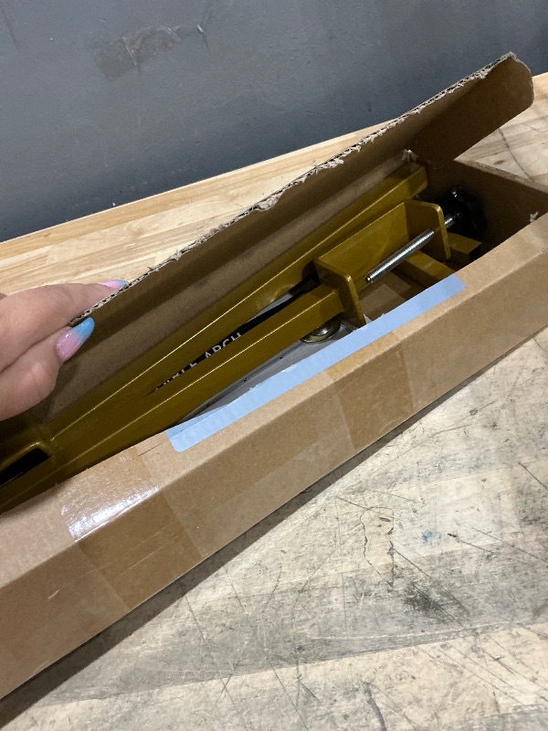 Photo 1 of ***PARTS ONLY*****Xiomot Over the Table Rod Stand with Clamps Adjustable 13''-42'' Tall 29"-98" Length Gold Table Arch Hanging for Wedding Birthday Party Halloween Christmas Decoration