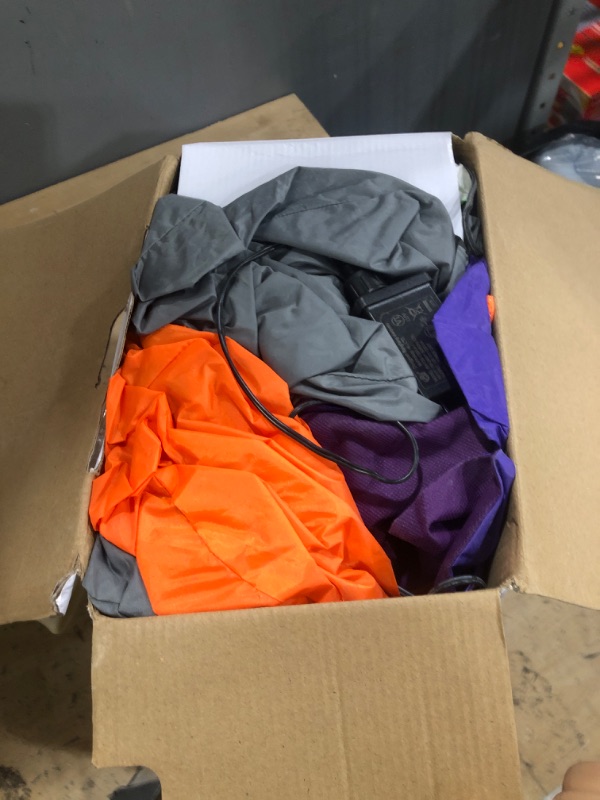 Photo 1 of ***UNKNOWN DAMAGES/ POSSIBLY FOR PARTS*** Garma 9.2 Ft Halloween Inflatables Outdoor Decorations, Long Inflatable Blow Ups Yard Decoration Pumpkin with Build-in LEDs, Gravestone and Witch Hat for Halloween Party Indoor, Lawn, Garden Decor