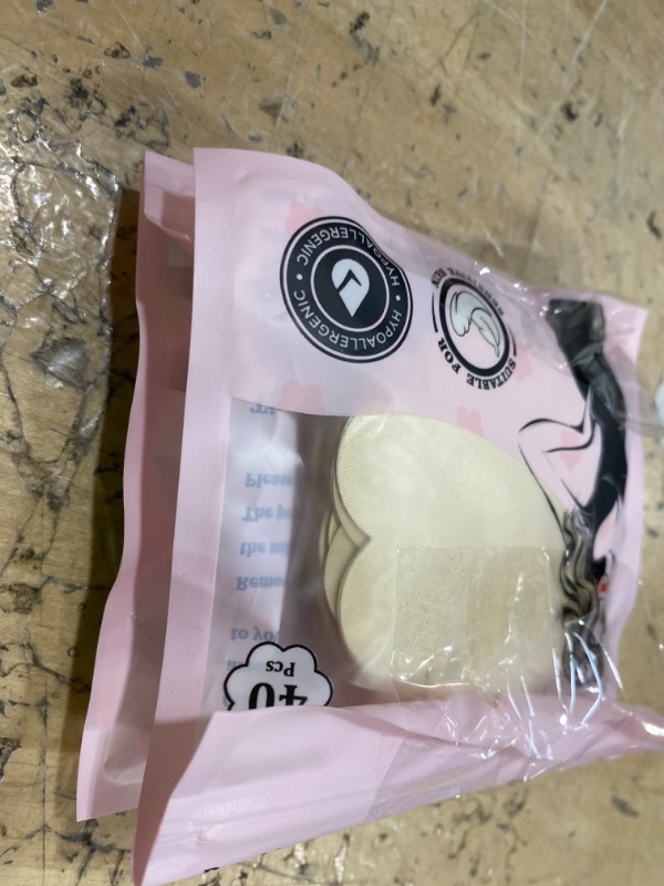 Photo 1 of  2 Yio Toik Nipple Covers For Women Disposable Hypoallergenic Nipple Pasties Breast Petals Invisible Pasties Stickers Pcs Nude