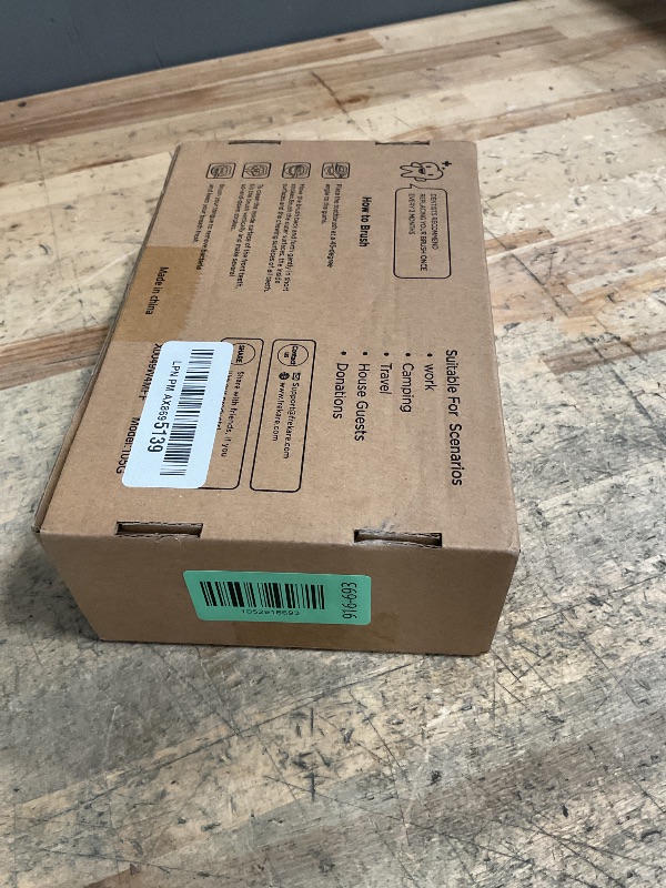 Photo 1 of 30 Pack Bulk Toothbrushes with Covers, Individually Wrapped Tooth Brush Pack for Adults & Kids, Disposable Toothbrush Medium Soft for Travel, Donations, Hotels