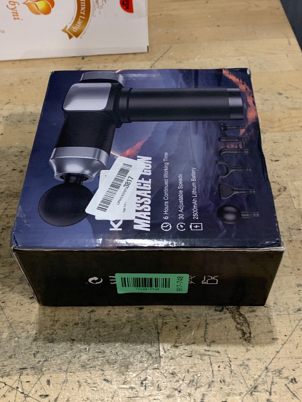 Photo 1 of **MISSING ALL ATTAHCMENTS*** CAMEFER Deep Tissue Massage Gun, Portable Percussion Electric Muscle Massager for Pain Relief, Handheld Massagers with 30 Speeds & 6 Attachments for Back and Neck, Gifts for Men Women