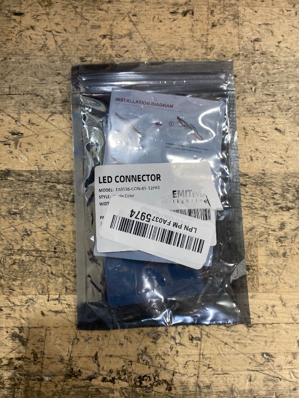 Photo 1 of ?EMITEVER 8-in-1 LED Strip Connectors 12pcs, 2 Pin 8mm COB Tape Lights Terminal Connectors 8 Types Solderless Transparent Connection for? 5V 12V 24V?Straight, Corner, Strip to Strip, Strip to Wire?