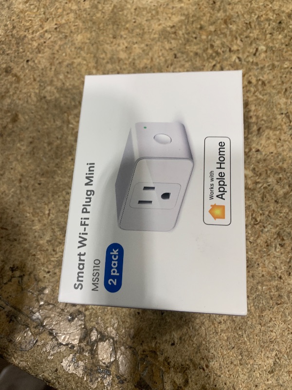 Photo 1 of *** ONLY ONE****
meross Smart Plug Mini, 15A & Reliable Wi-Fi, Support Apple HomeKit, Siri, Alexa, Echo, Google Assistant and Nest Hub, App Control, Timer, No Hub Needed, 2.4G WiFi Only, 2 pack