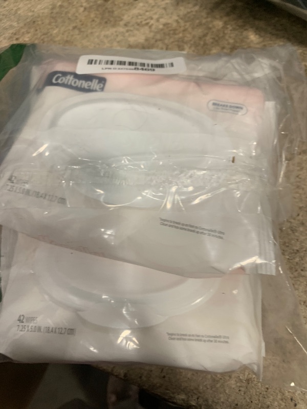 Photo 1 of ***3 PACKS/8****
Cottonelle Fragrance Free Flushable Wet Wipes, Adult Wet Wipes, 8 Flip-Top Packs, 42 Wipes Per Pack