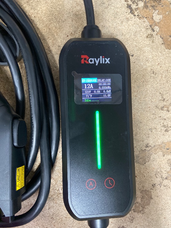 Photo 1 of ***SEE NOTES****2025 Upgraded Level 1&2 Portable EV Charger, 16Amp Adjustable Current & Timer, 110V–240V, NEMA 5-15 & 6-20 Plugs, 21Ft EV Charging Cable, J1772 Electric Car Charger for All EVs/PHEVs, EV Charging Cord