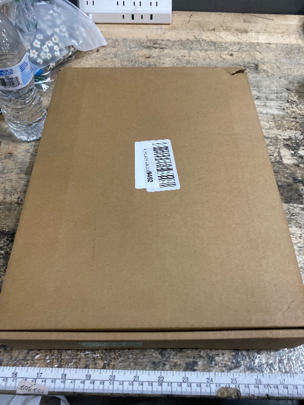 Photo 1 of ***STAINED***** HOMBYS Oversized King Duvet Cover 120 x120 Inch, Ultra Soft Microfiber White Duvet Cover for All Season with Ziper Closure, 8 Coner Tabs (White, Oversized King)