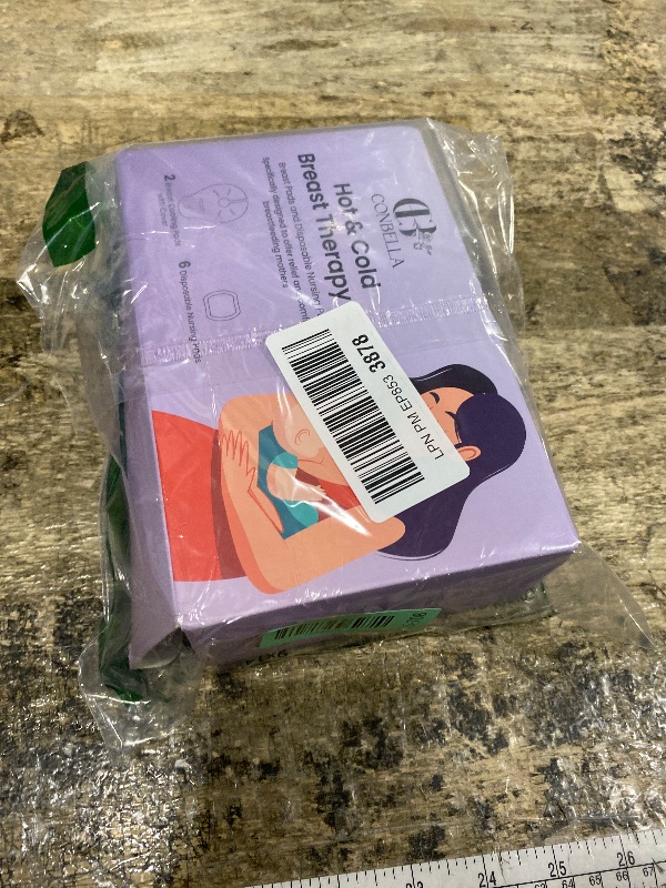 Photo 1 of 2 Larger Breast Ice Packs with Soft Covers and 6 Breast Pads for Leaking Milk, Hot and Cold Breast Therapy Packs, Breastfeeding Essentials for Relief of Clogged Ducts, Nipple Pain, Engorgement(Pink)