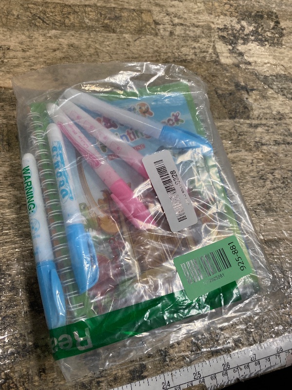 Photo 1 of 5 Pack Reusable Water Coloring Book for Toddlers, Water Doodle Book Toys, Paint with Water Books,Mess-Free Coloring Book, Portable Educational Doodle Drawing Toy, Educational Learning Kits Gifts