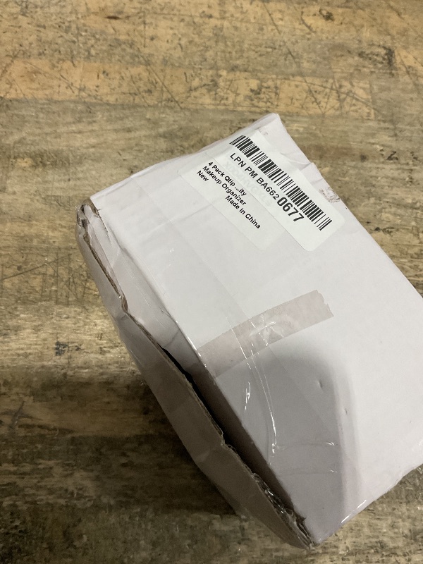 Photo 1 of 4 Pack Acrylic Qtip Holder Dispenser for Cotton Swabs, Balls, Pads, Floss Picks- Small Clear Plastic Canister Apothecary Jar Set, Bathroom Essentials Accessories Decor, Vanity Makeup Storage Organizer