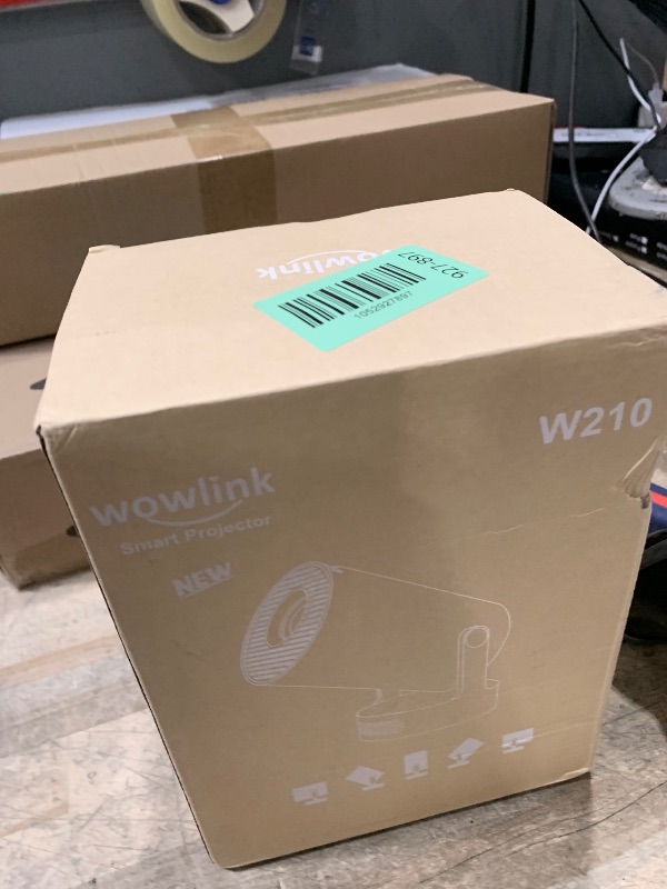 Photo 1 of [Built-in Apps & 2025 Upgraded] Mini Projector with WiFi 6 and Bluetooth 5.4 Support 4K 1080P Auto Keystone 180° Rotatable Projector Portable Compatibile with HDMI/TV Stick/Memory Stick/Laptop, White