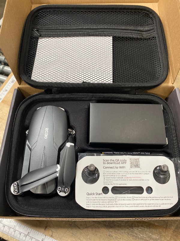 Photo 1 of ***SEE NOTES***
LANSAND Brushless Motor Drone with Camera for Adults 4K UHD Long Range FPV Video,5G Transmission,120°FOV 90°Adjustable Lens,2Batteries,Carrying Case,Optical Positioning,Easy for Beginner,Under249G