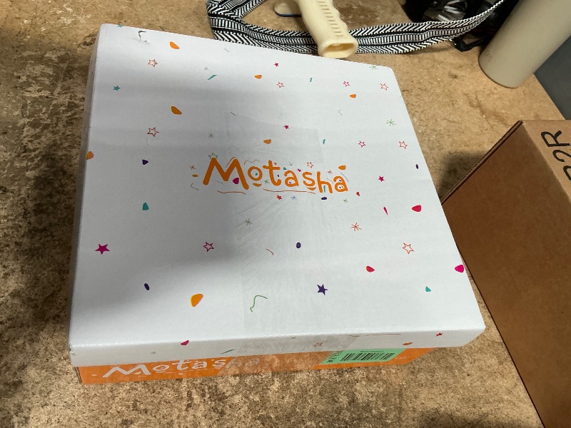 Photo 1 of **POSSIBLY RUNS SMALL**  Motasha Girls Cowgirl Boots Toddler Girls Boots White Cowboy Boot for Girl Size 7 Little Big Kids Boot Western Riding Shoes Party Birthday Wedding (M7101 Pure White 7)