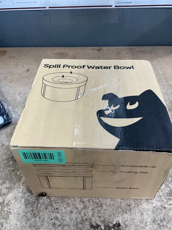 Photo 1 of (used) Techphardo 1Gallon No Spill Dog Water Bowl-3.8L Large Capacity, BPA-Free, Anti-Splash & Anti-Digging Design
