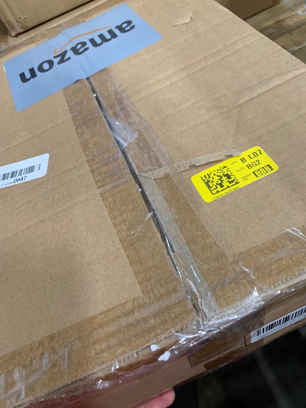 Photo 1 of ?Upgraded? Dimmable Floor Lamp, 1000 Lumens LED Edison Bulb Included, Arc Floor Lamps for Living Room Modern Standing Lamp with Linen Shade, Tall Lamp for Bedroom Office Dining Room- Black