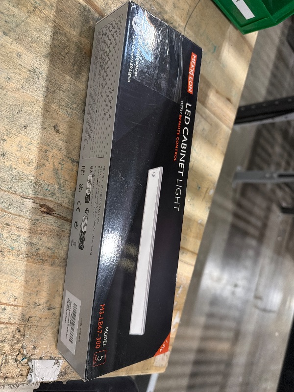 Photo 1 of **HEAVILY USED/UNKNOWN DAMAGES** 100 LED Under Cabinet Lights Wireless with Full Lighting,Rechargeable Closet Lights with Remote and Motion Sensor Indoor,Under Counter Light with CCT and Dimmable for Kitchen,Stair(5 Pack,11.8inch)