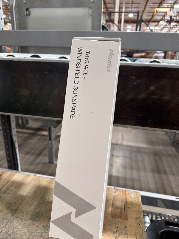 Photo 1 of [2025 Upgrade] Nmoiss Windshield Sun Shade Umbrella - [Vinyl Coating Heat Shield] Protect Car from Sun Rays & Heat Damage Keep Cool and Protect Interior, Spring Structure Edge Medium 56" L x 31" W