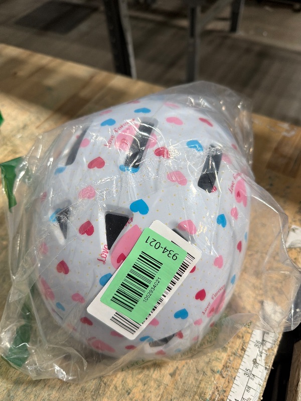 Photo 1 of (XS) Toddler Bike Helmet, Adjustable Kids Helmets from Infant/Toddler/Baby to Children Girls and Boys, Age 0-2/1-2 Years Old(Love,XS)