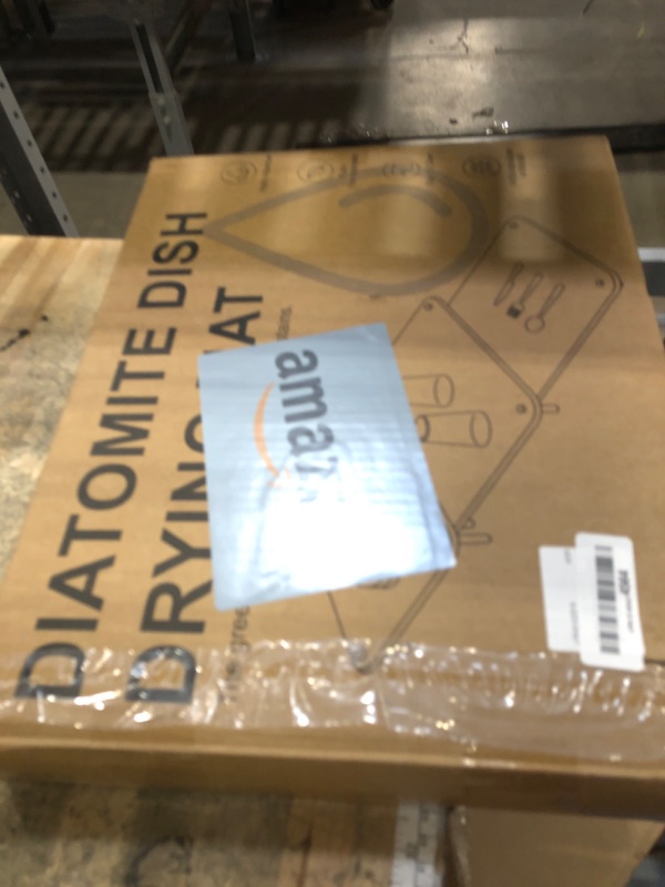 Photo 1 of 3Pcs Nesting Stone Drying Mat for Kitchen Counter, Quick Drying Stone Dish Drying Mat with Non-Slip Feet, Super Absorbent Heat Resistant Diatomaceous Earth Dish Drying Mat for Dishes, Bottles-Curve