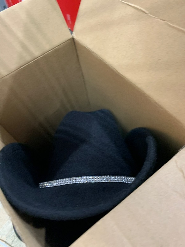 Photo 1 of **PARTIAL SET/ MISSIG 1 PAIR OF EARRINGS** Misdary 6 Pcs Glitter Cowgirl Outfit for Women Rhinestone Cowboy Hat with Silver Rhinestone Jewelry Set Cowboy Costume for Bride Bachelorette Halloween Party