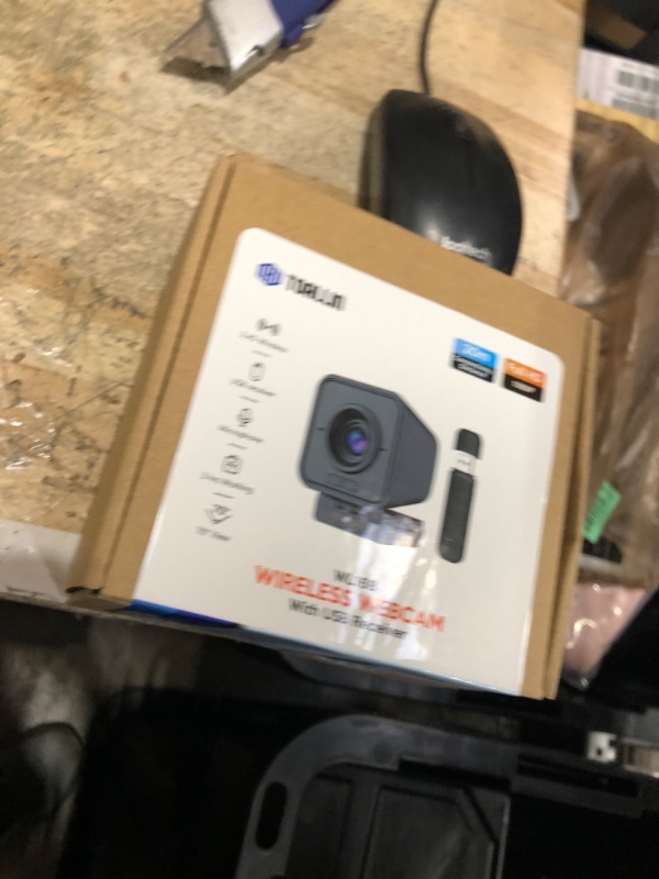 Photo 1 of ***(STOCK PHOTO FOR REFERENCE ONLY/ MISSING PARTS)*** HD Wireless Webcam for PC, Built-in Noise-Canceling Microphone, Wireless Computer Camera for Video Conferencing, Live Streaming and Online Video Calls