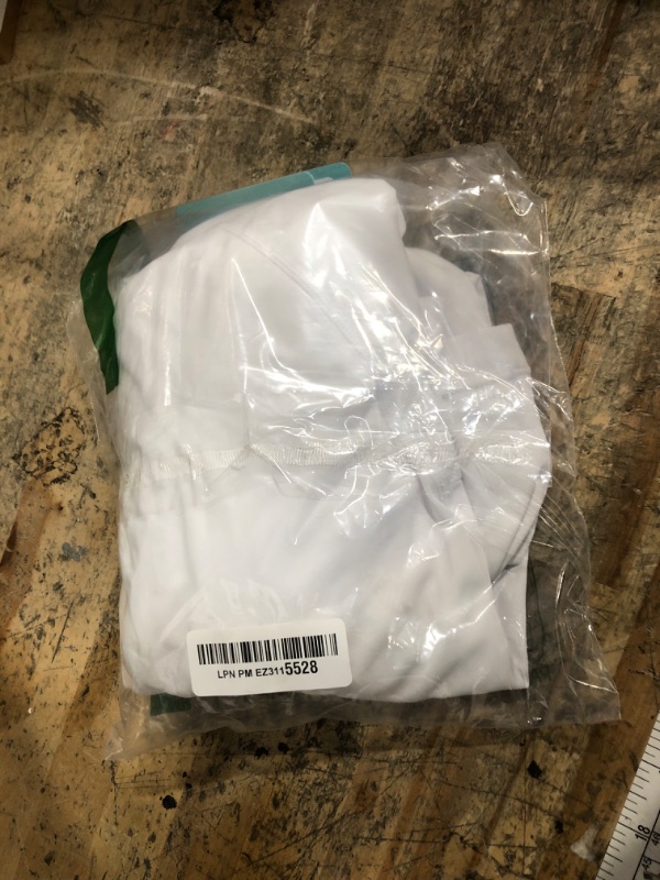 Photo 1 of **SMALL SNAG**WELIGU Men's UPF 50+ Sun Protection Hoodie Long Sleeve SPF UV Quick Dry Lightweight Athletic Fishing Shirt with Thumbholes White Large