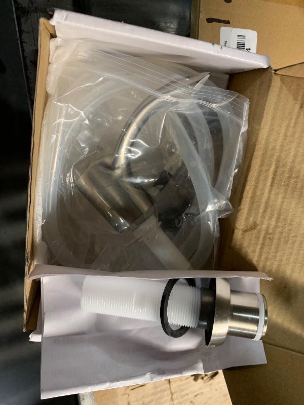 Photo 3 of SAMODRA Built-in Kitchen Sink Soap Dispenser with Extension Tube Kit - Brushed Nickel Finish, Leak-Proof Design, No Top Refill Required (39" Tube)