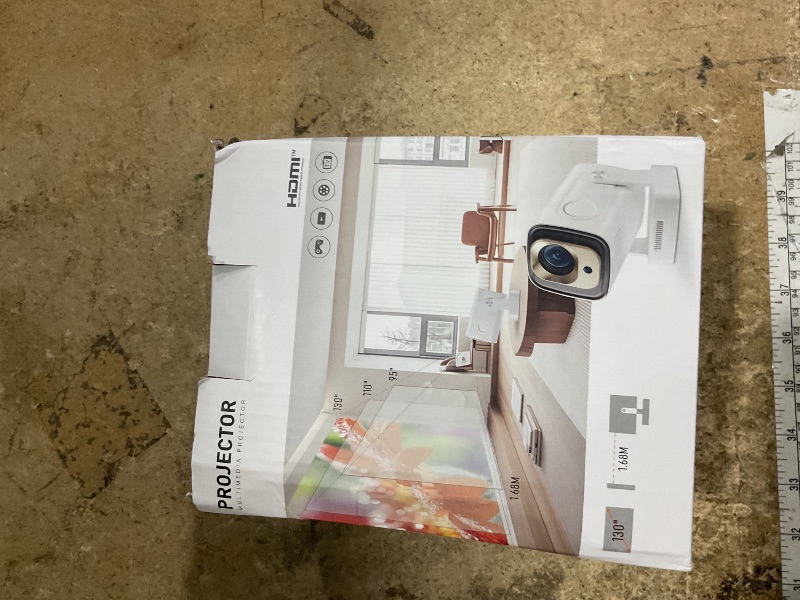 Photo 1 of ?Auto Focus&1080P?WellSonic Mini Projector with Wifi and Bluetooth, 260 Ansi Portable Moive Projector Outdoor&Ceiling Use, Auto Keystone, Voice Control, 5W Speaker, 4K Support Home Thearter