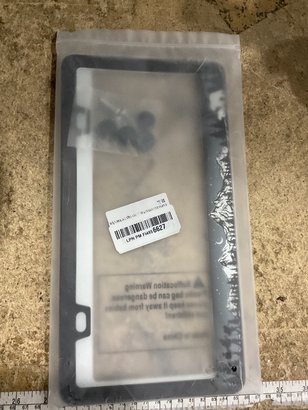 Photo 1 of ***PARTIAL SET/ONLY 1 ***** Mountains License Plate Frames 2 Pack - Adventure Awaits License Plate Frames Camping Animal Bear Car Tag Frames Auto Wildlife Plates Tags for Women Men