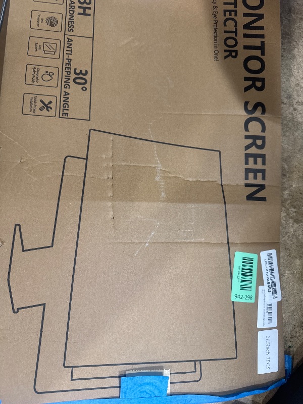 Photo 1 of [2 Pack] Magnetic Easy To Install Computer privacy Screen, Suitable For 21.5Inch 16:9 Widescreen Displays, Detachable Privacy Screen, Anti Blue Light And Anti Glare, Eye Protection And Scratch Resistan