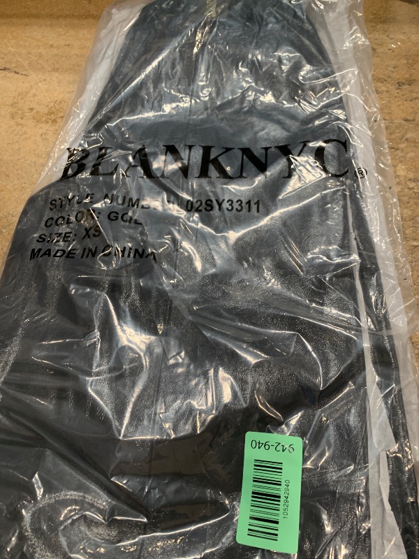 Photo 1 of [BLANKNYC] Womens Vegan Leather with Elastic Waistband Pants, Going Out, X-Small-Small US