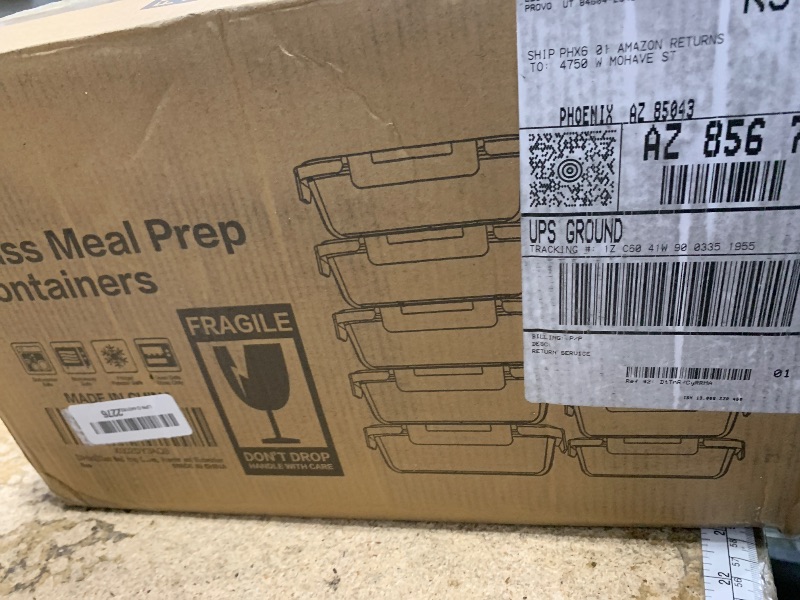 Photo 1 of [10-Pack] Glass Meal Prep Containers with Lids, MCIRCO Food Storage Containers with Snap Locking Lids, Airtight Lunch Containers, Microwave, Oven, Freezer and Dishwasher