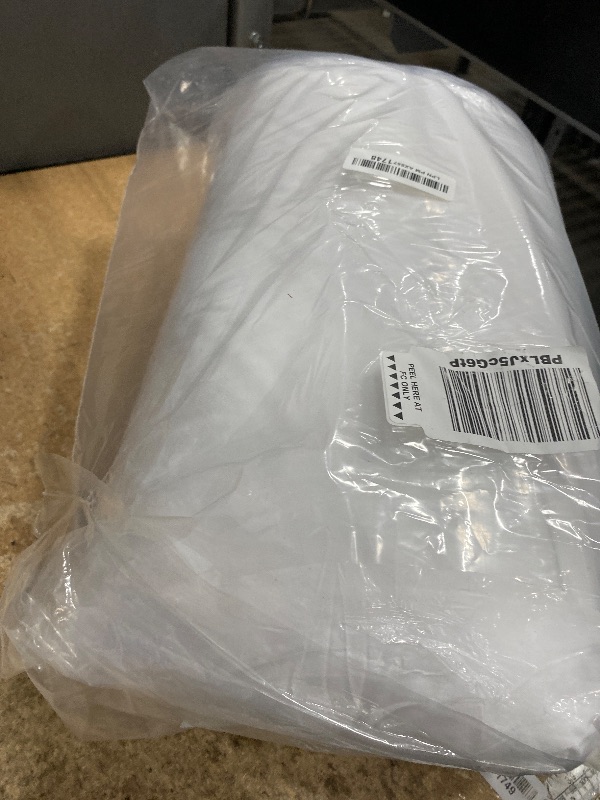 Photo 1 of **Only One** Amazon Basics Down Alternative Bed Pillows, Medium Density For Back and Side Sleepers, King, 2-Pack, White, 36 in L x 20 in W