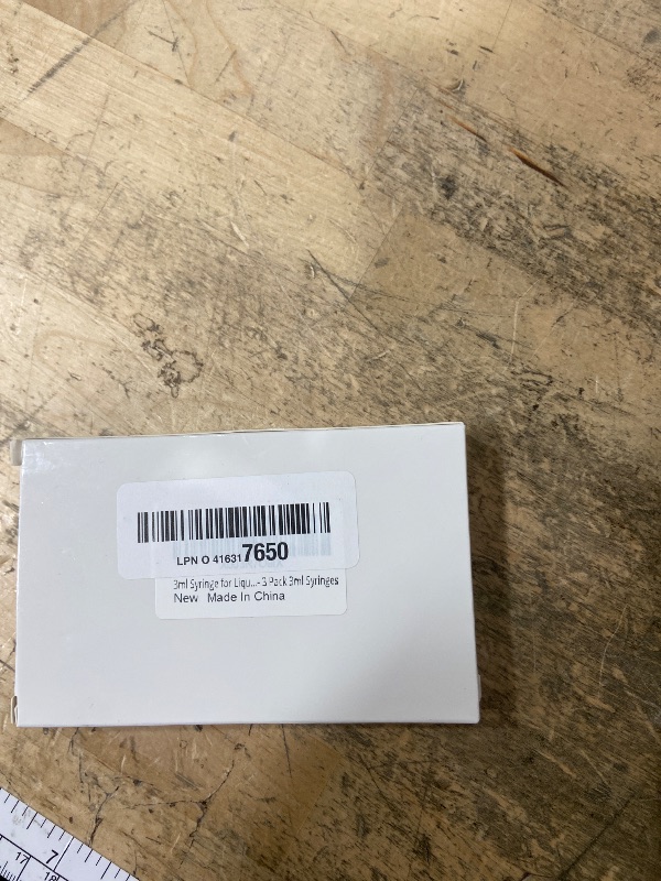 Photo 1 of 3ml Syringe for Liquid, Oral, Scientific Labs, Measurement, Dispensing, with Cap- 3 Pack 3ml Syringes