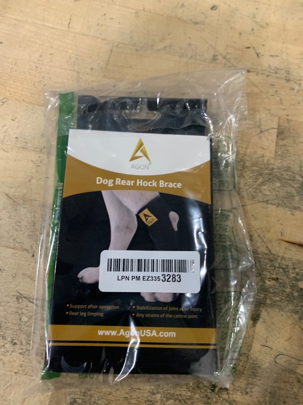 Photo 1 of Agon® Dog Leg Braces For Back Leg wrap hock compression protects wounds and helps heal hind legs rear ankle joint, preventing injuries, sprains providing stability for dogs, canines arthritis (Medium)